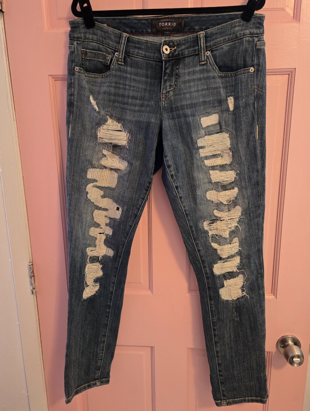 Torrid Distressed Skinny Jeans